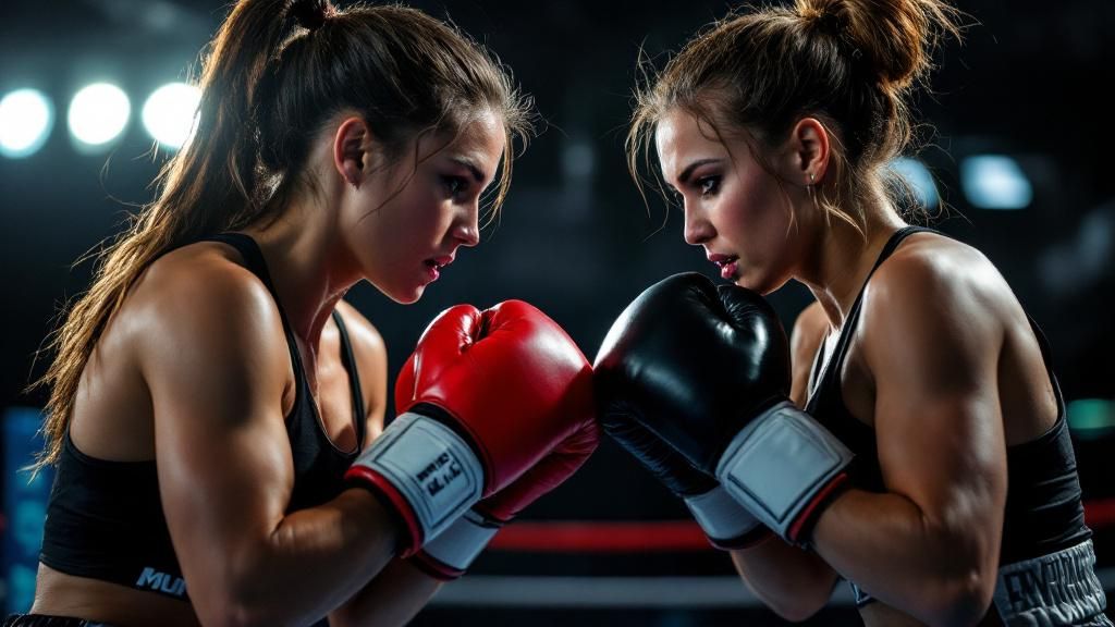 Elite female boxers break records and overcome obstacles in top-tier professional boxing